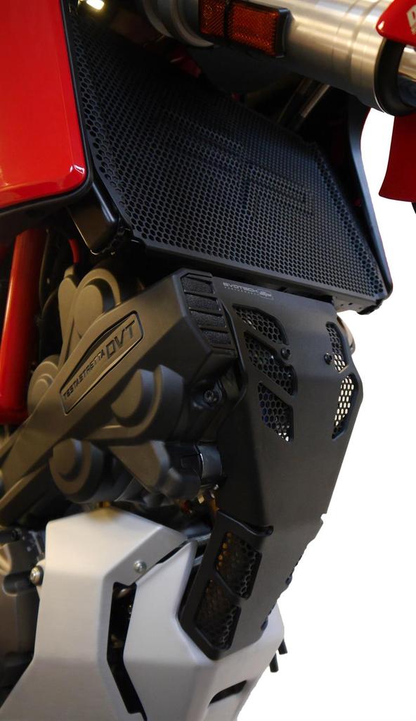 Evotech Performance Radiator Oil Cooler and Engine Guard Kit - Ducati Multistrada 1200 / Multistrada 1200 S 2015-2017