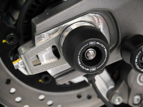 Evotech Performance Rear Axle Sliders - Ducati Monster 821 2014-2021