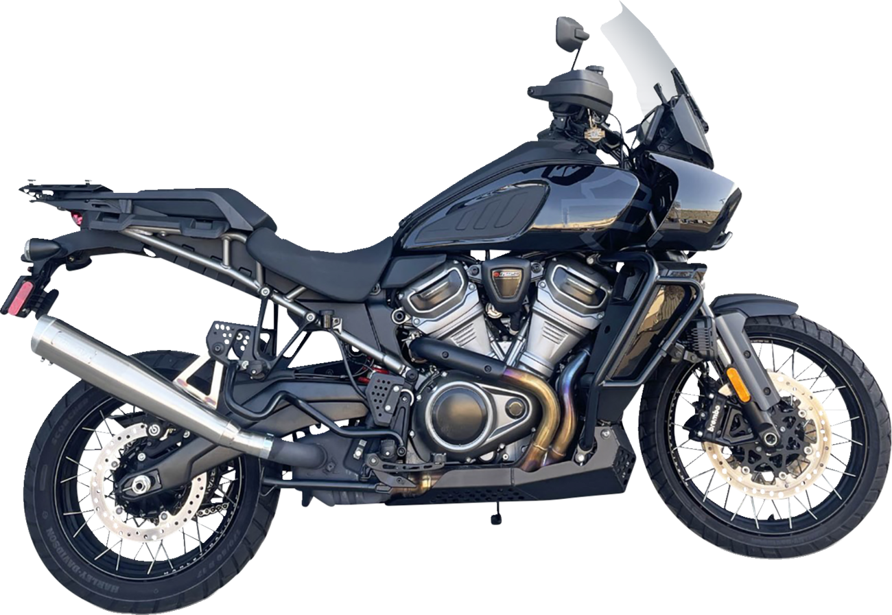 4" Stainless Steel Slip-On Exhaust - Silver