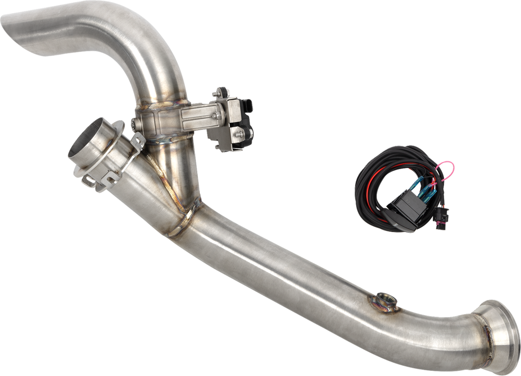 TRINITY RACING Side Piece Valved Header Pipe - Maverick R 1832-0111