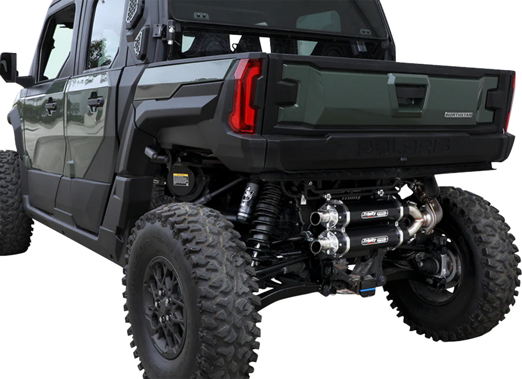 TRINITY RACING Slip-On Muffler - Black / Dual / Xpedition 1831-1094