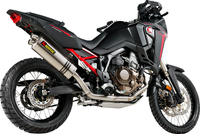 AKRAPOVIC Racing Line Exhaust System - Titanium / CRF1100L 1810-3203