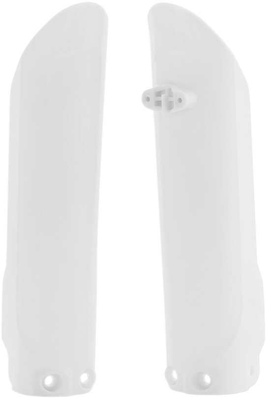 ACERBIS Lower Fork Covers for Inverted Forks - White 0412-0524