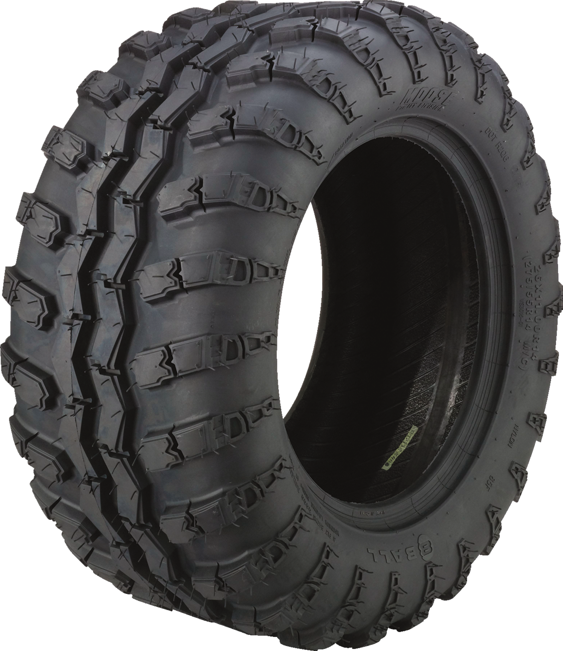 MOOSE OFFROAD 8-Ball Tire - Tire / 8-Ball / Rear / 26x11R14 / 8 Ply 0319-0346