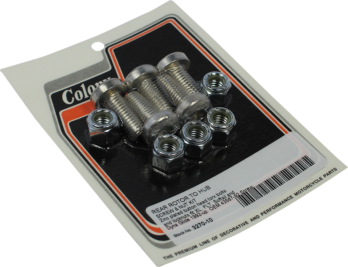 COLONY Bolts with Nuts - Rear/Brake Rotor / Kit 2401-1323