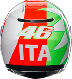 010115482 AGV K3 Rossi Mugello 2018 Helmet
