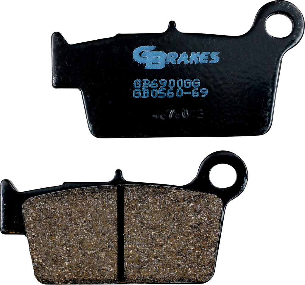 GBRAKES Semi Metallic Brake Pads - Brake Pads / Semi-Metallic/Ceramic / Rear 1721-3738