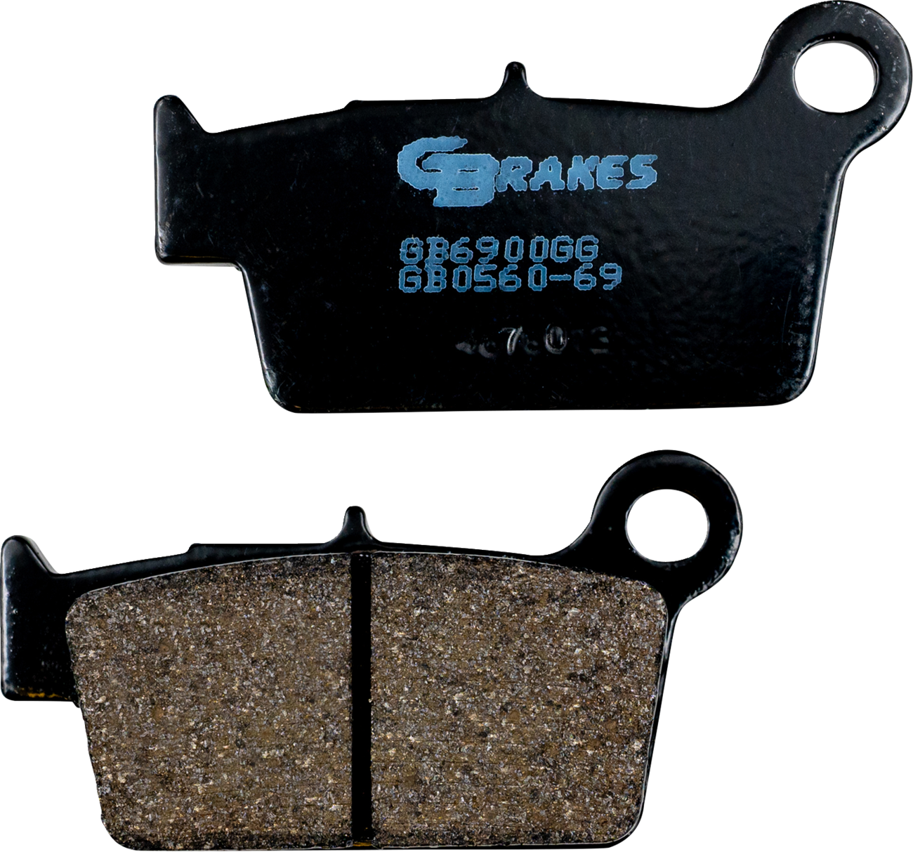 GBRAKES Semi Metallic Brake Pads - Brake Pads / Semi-Metallic/Ceramic / Rear 1721-3738