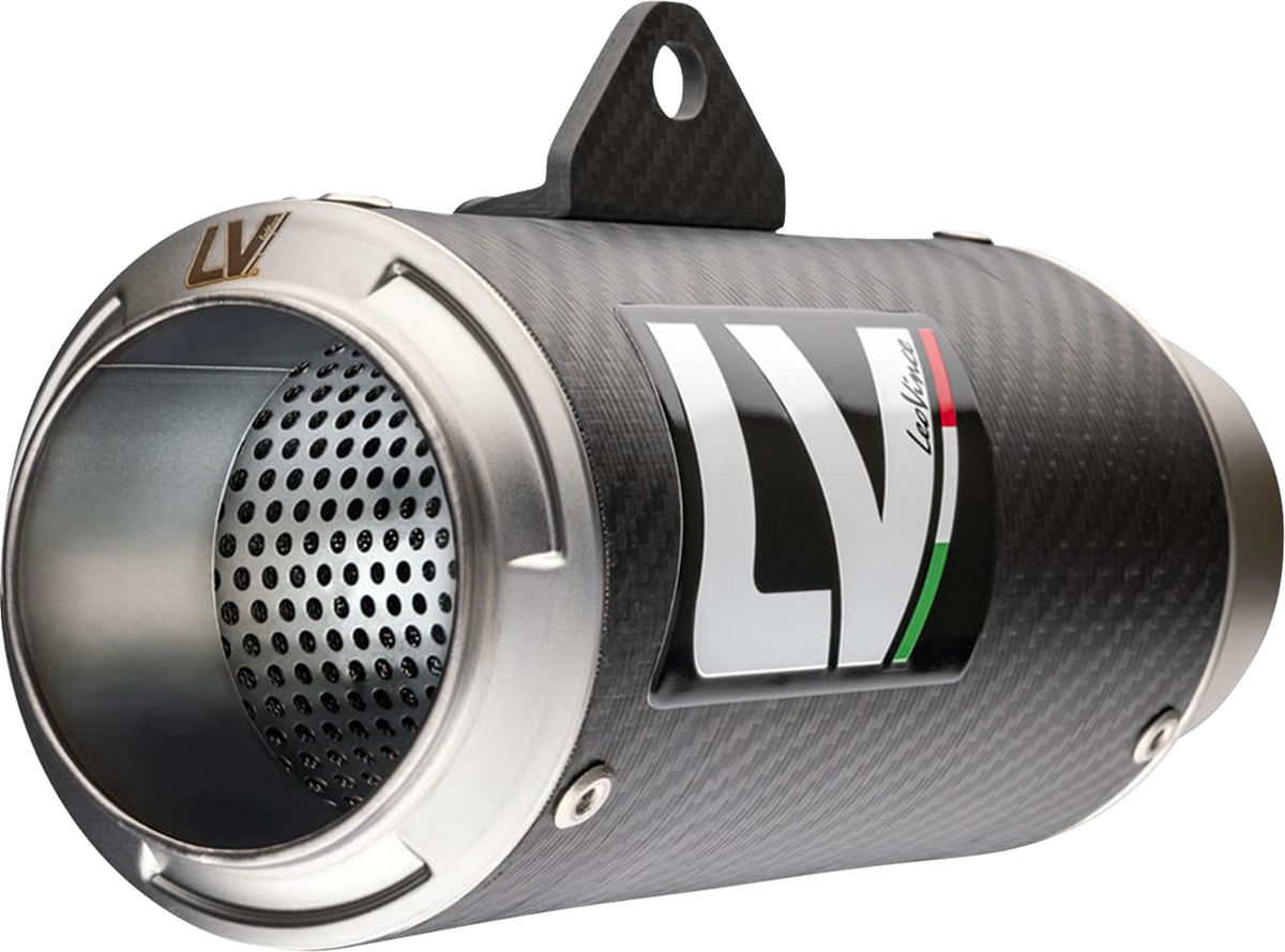 LeoVince LV Corsa Slip-On Muffler - Carbon 15407CU - BMW S1000R/M1000R/S1000RR/M1000RR 2019-2024