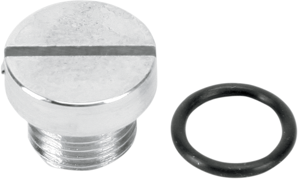 COLONY Oil Screen Plug - Chrome / Big Twin 0932-0050