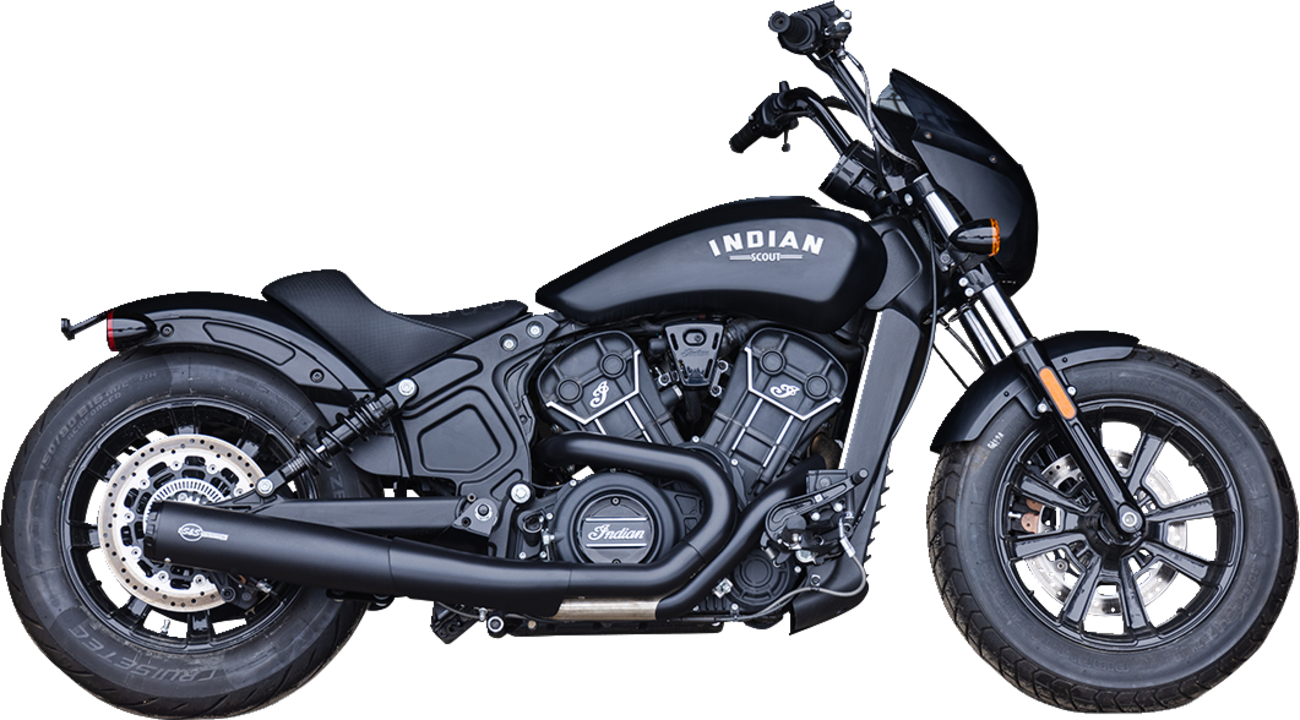 2-into-1 Grand National Exhaust System - Black - 50-State