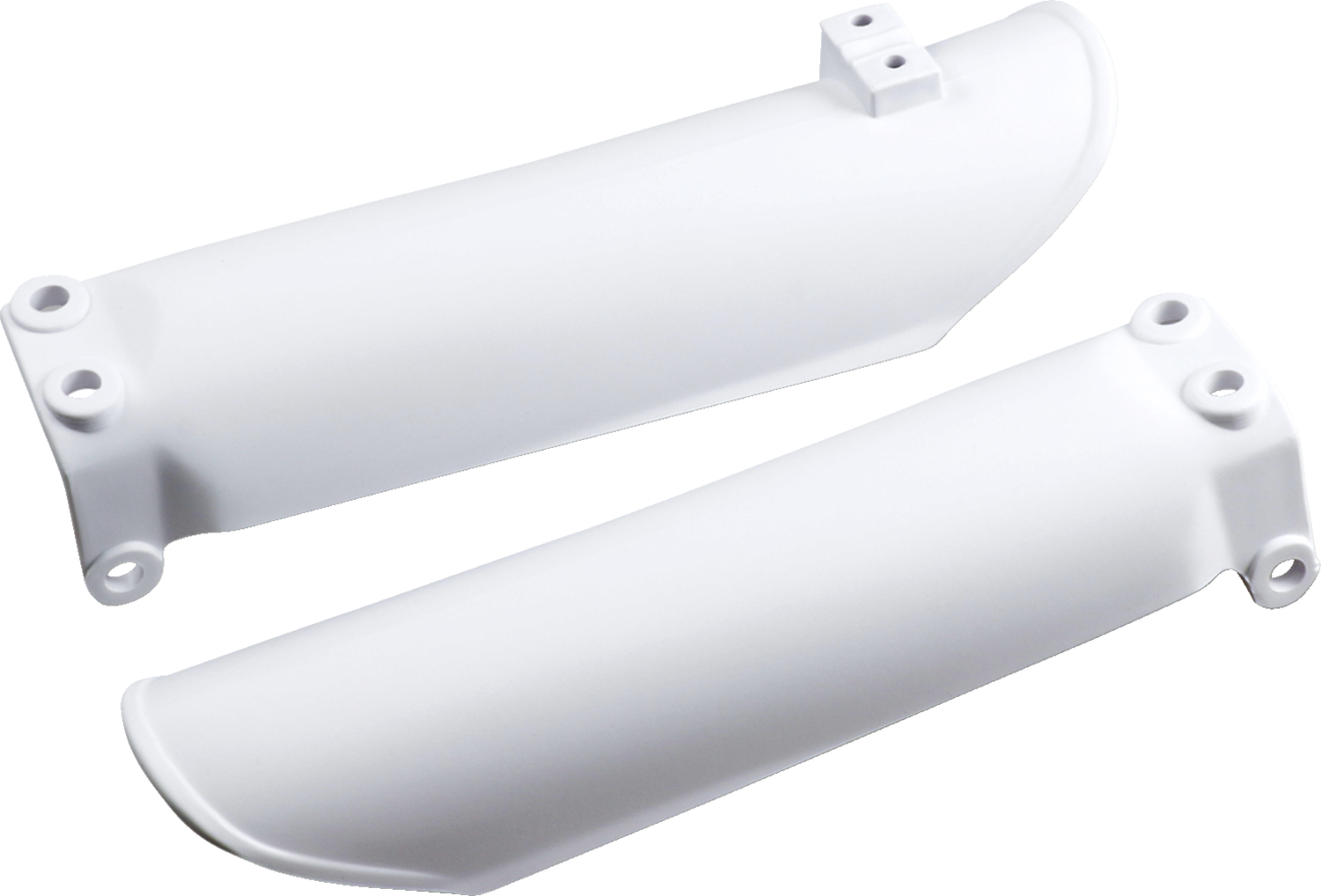 ACERBIS Lower Fork Covers for Inverted Forks - White 0412-0470