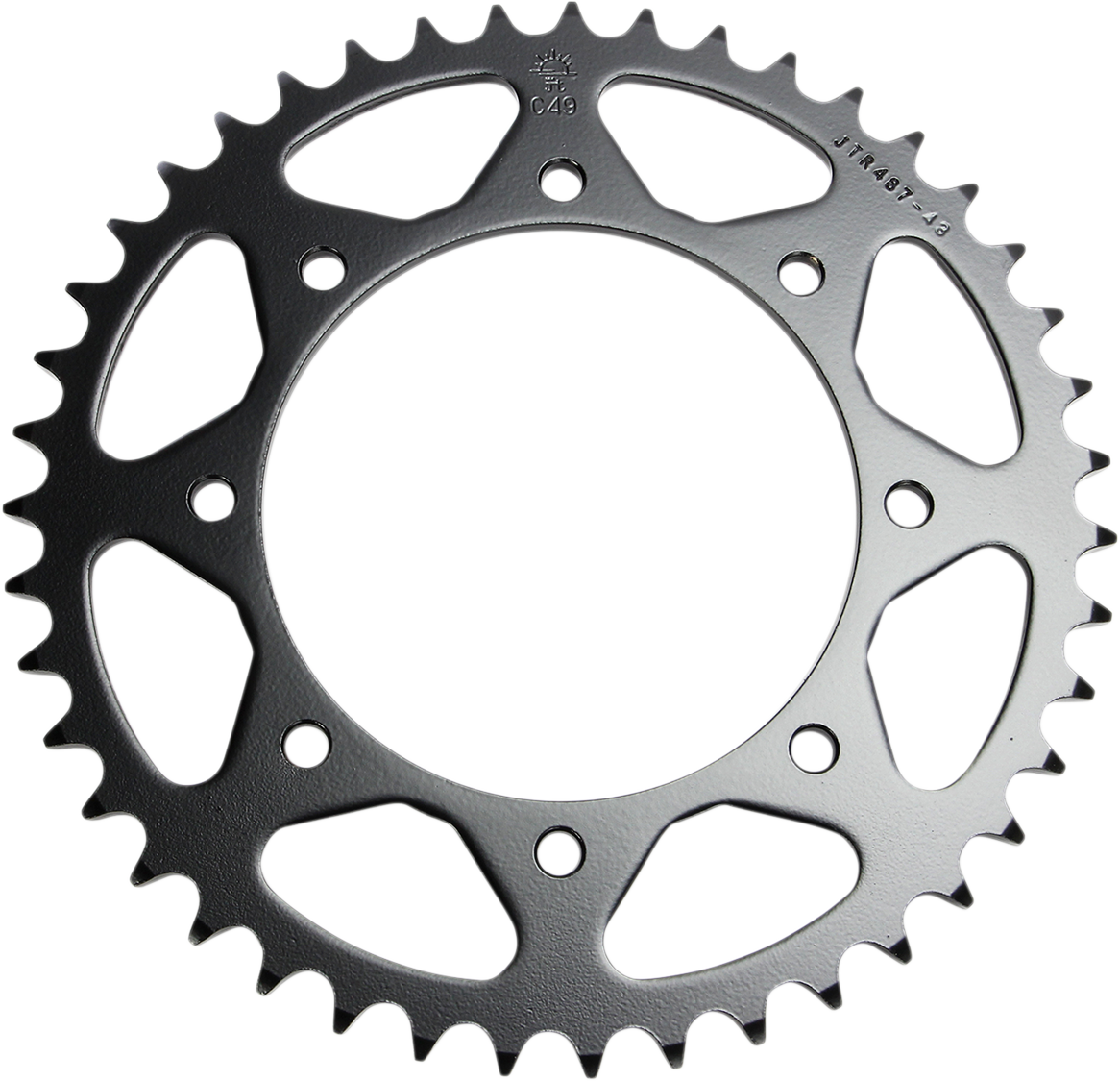 JT SPROCKETS Steel Rear Sprocket - Sprocket / Rear / Kawasaki / 43-Tooth JTR487-43
