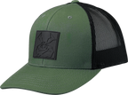 MOOSE OFFROAD Agroid Embossed Hat - Moose Agroid Embossed Hat / Green/Black / One Size 2501-4009