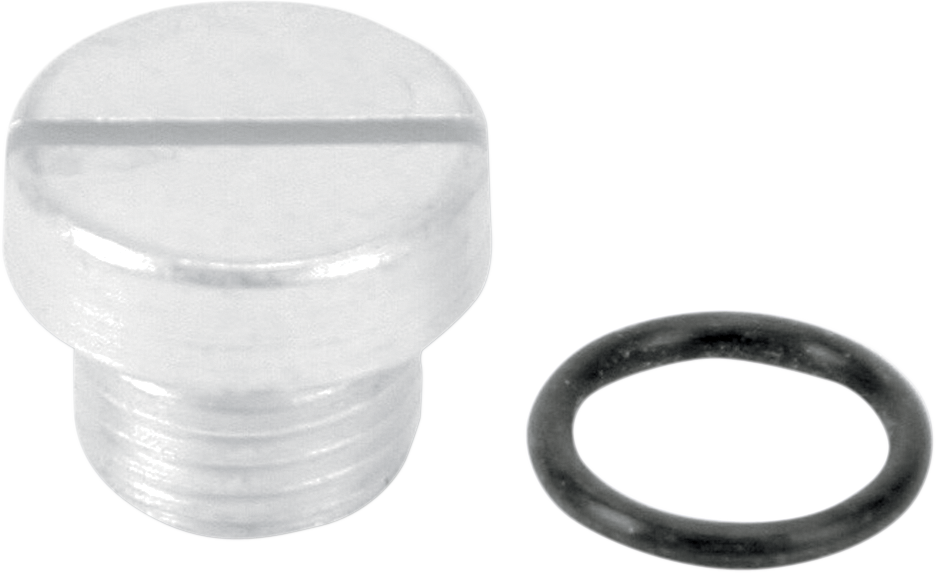 COLONY Oil Screen Plug - Cadmium / Big Twin 0932-0051