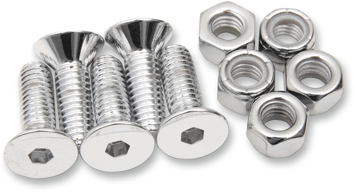 COLONY Mounting Hardware Kit with Nuts - Brake Rotor / Socket-Head/Countersunk / 1" DS-190496