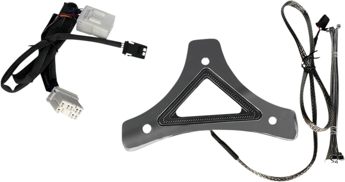 CUSTOM DYNAMICS LED Backrest Light - Run/Brake / Chrome 2040-2608