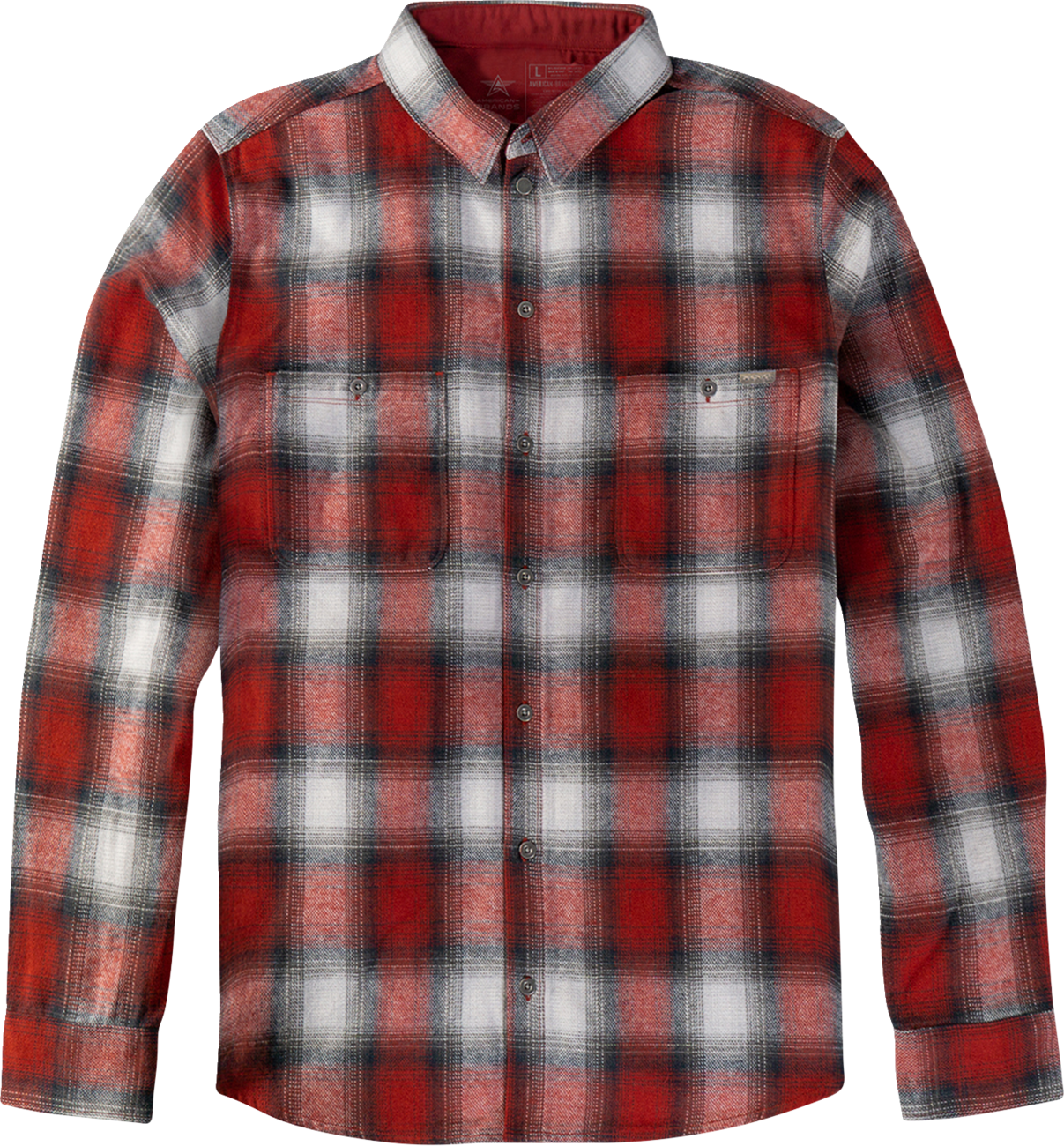 American Biker Mr Piston Flannel Shirt - Red / Medium 3040-3520
