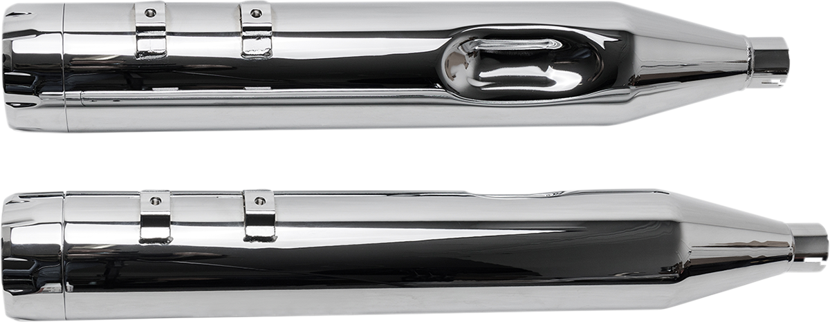 4-1/2" MK45 Performance Mufflers - Chrome with Chrome Thruster