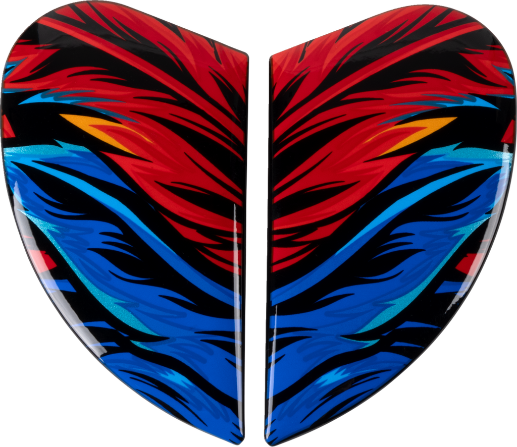 ICON Airform™ Helmet Side Plates — Fever Dream - Airform™ Side Plates / Fever Dream / Blue 0133-1471