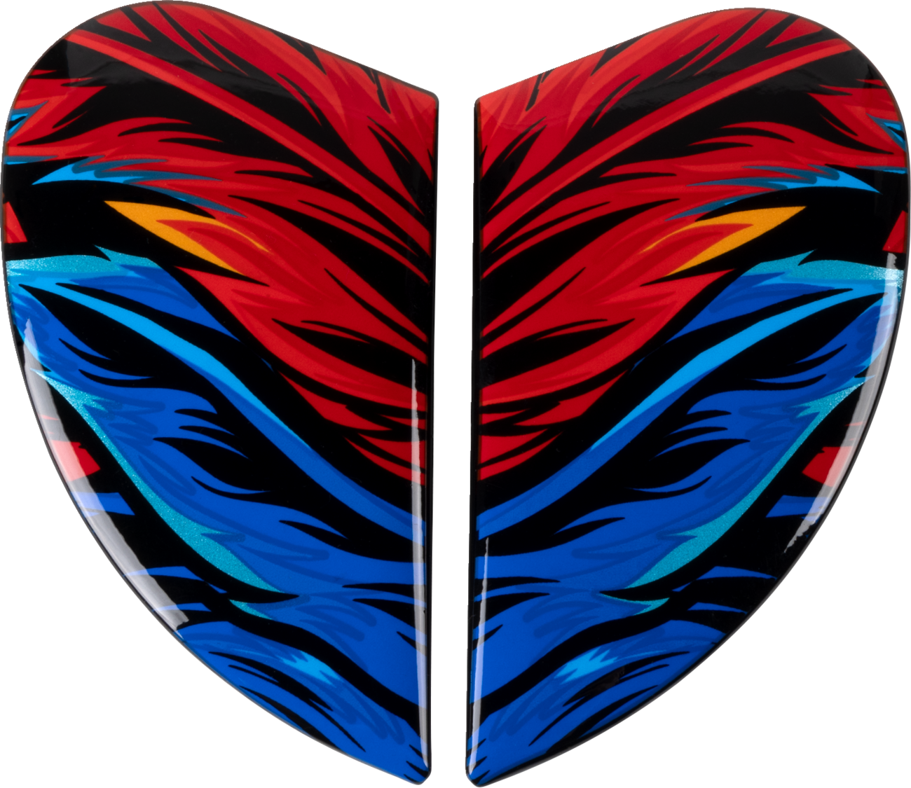 ICON Airform™ Helmet Side Plates — Fever Dream - Airform™ Side Plates / Fever Dream / Blue 0133-1471