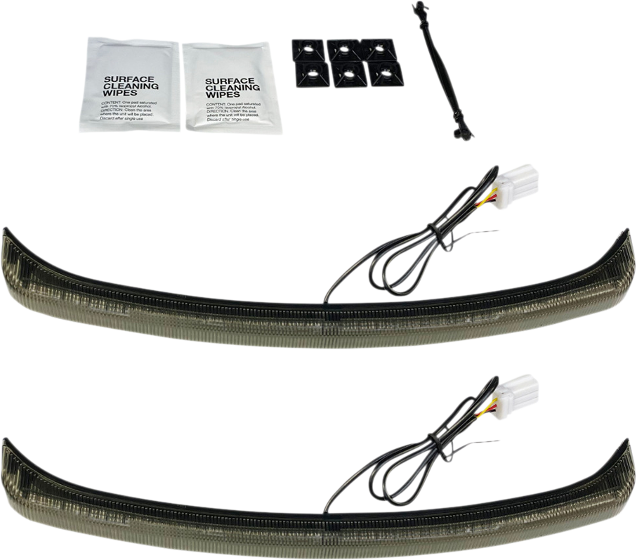 CUSTOM DYNAMICS LED Fender LIght - Smoke Lens / Tri Glide 2040-2698
