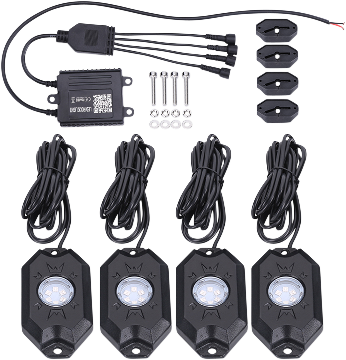 BRITE-LITES LED Rock Light Kit - RGB and Bluetooth 2040-2341