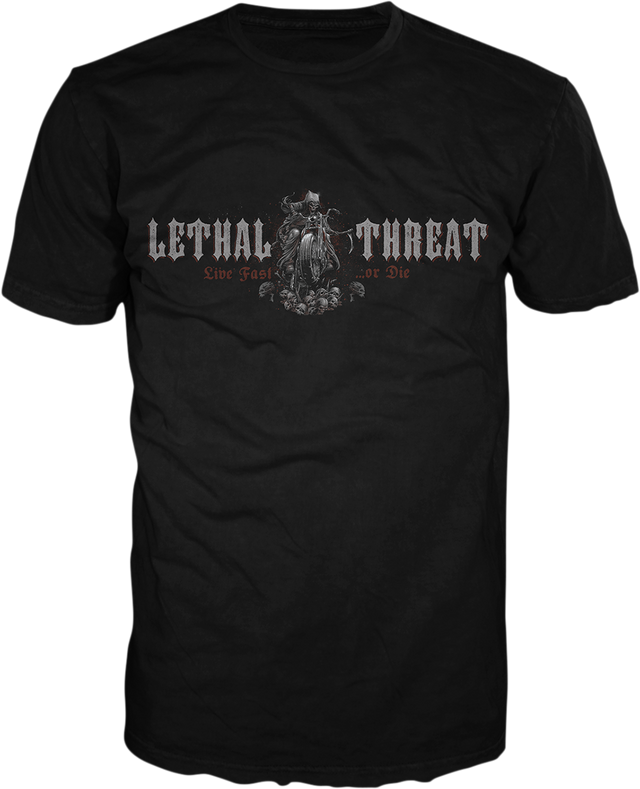 LETHAL THREAT Live Fast or Die Reaper T-Shirt