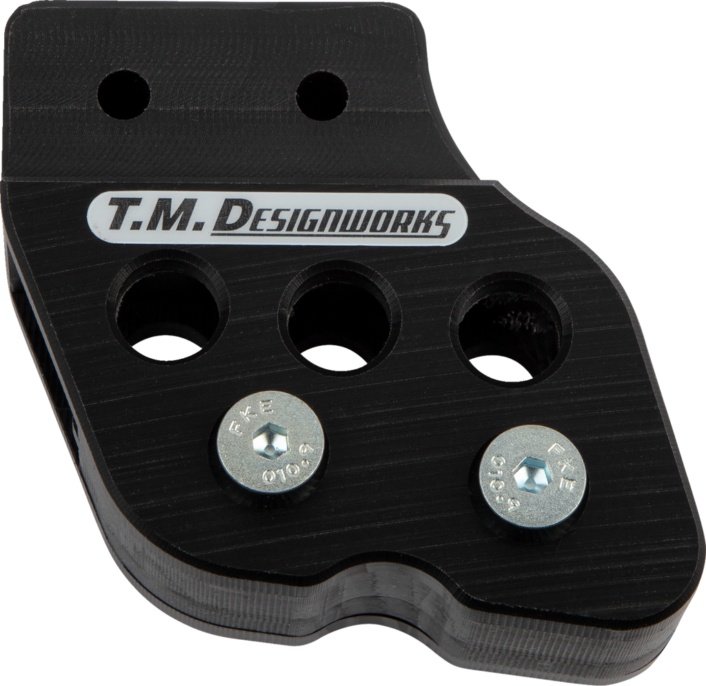 T.M. DESIGNWORKS Chain Guide - Black / Honda/Yamaha/Kawasaki/Suzuki 1231-1656