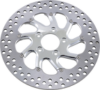 PERFORMANCE MACHINE (PM) Two-Piece Brake Rotor - Brake Rotor / 11.8" / Torque / Chrome 1710-1608