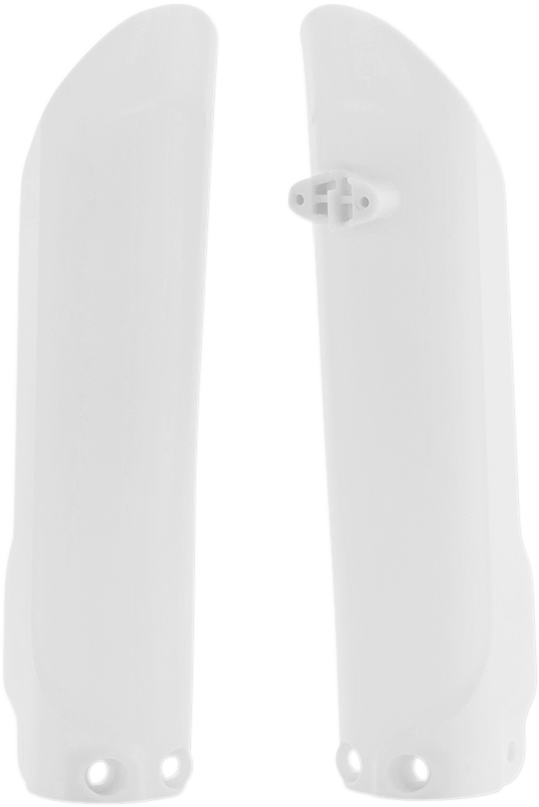 ACERBIS Lower Fork Covers for Inverted Forks - White 0412-0405