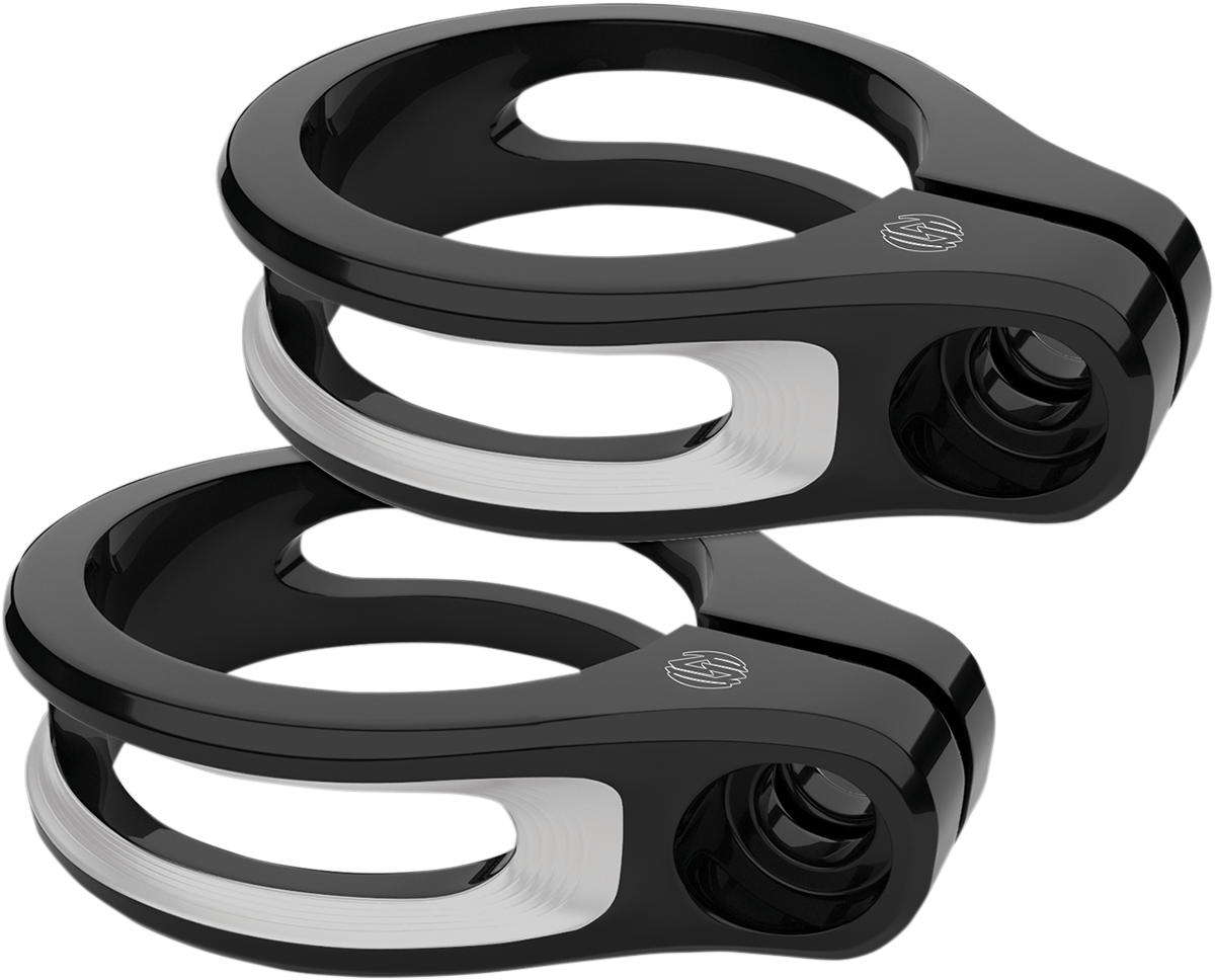RSD Fork Clamp Mounts - Gloss Black 2020-0635