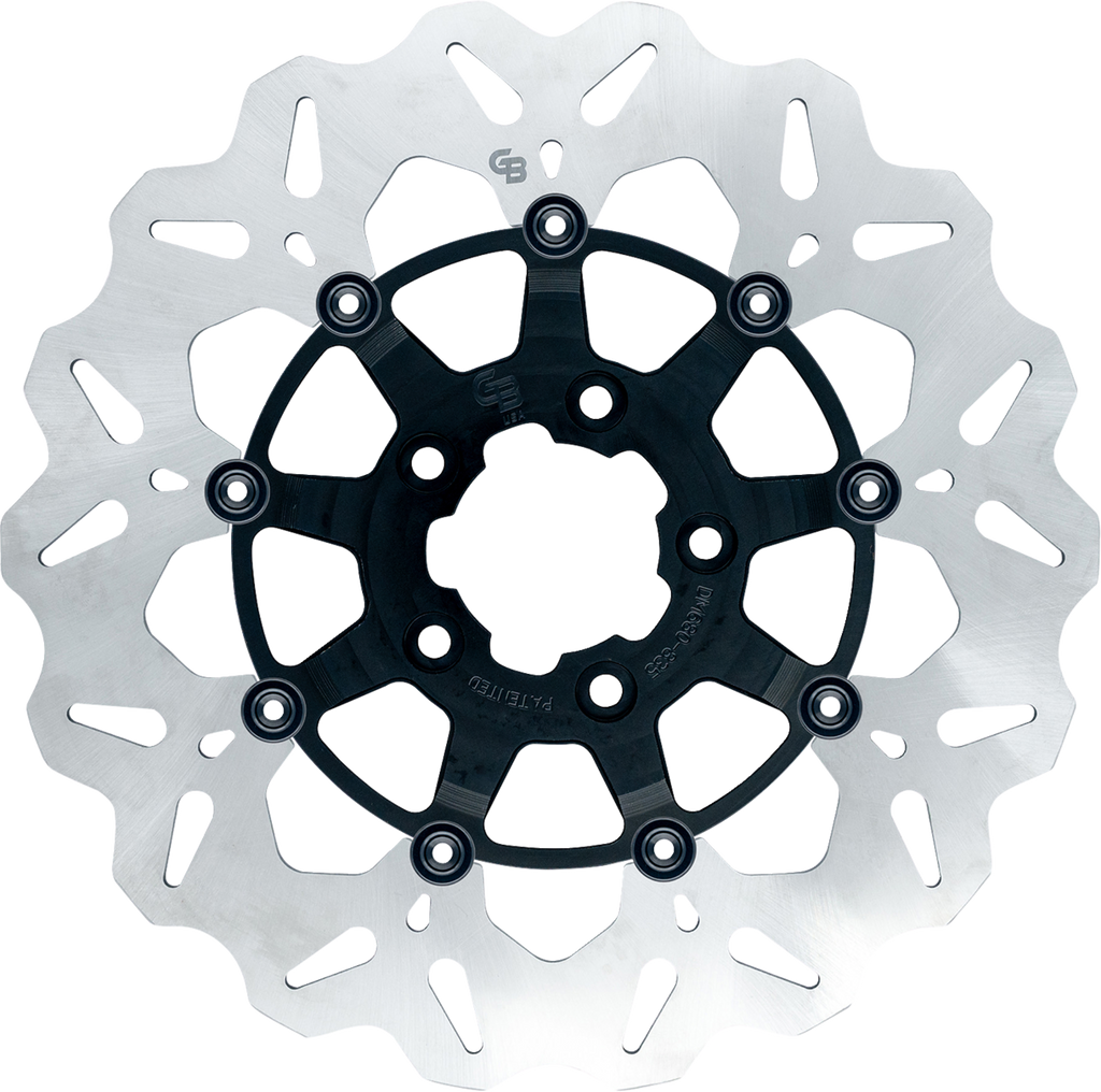 GBRAKES Wave® Brake Rotors - Brake Rotor / Front / Black 1710-4921