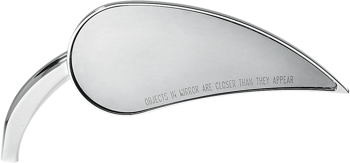 ARLEN NESS Mirror - Rad III / Side View / Teardrop / Chrome / Right 0640-0323