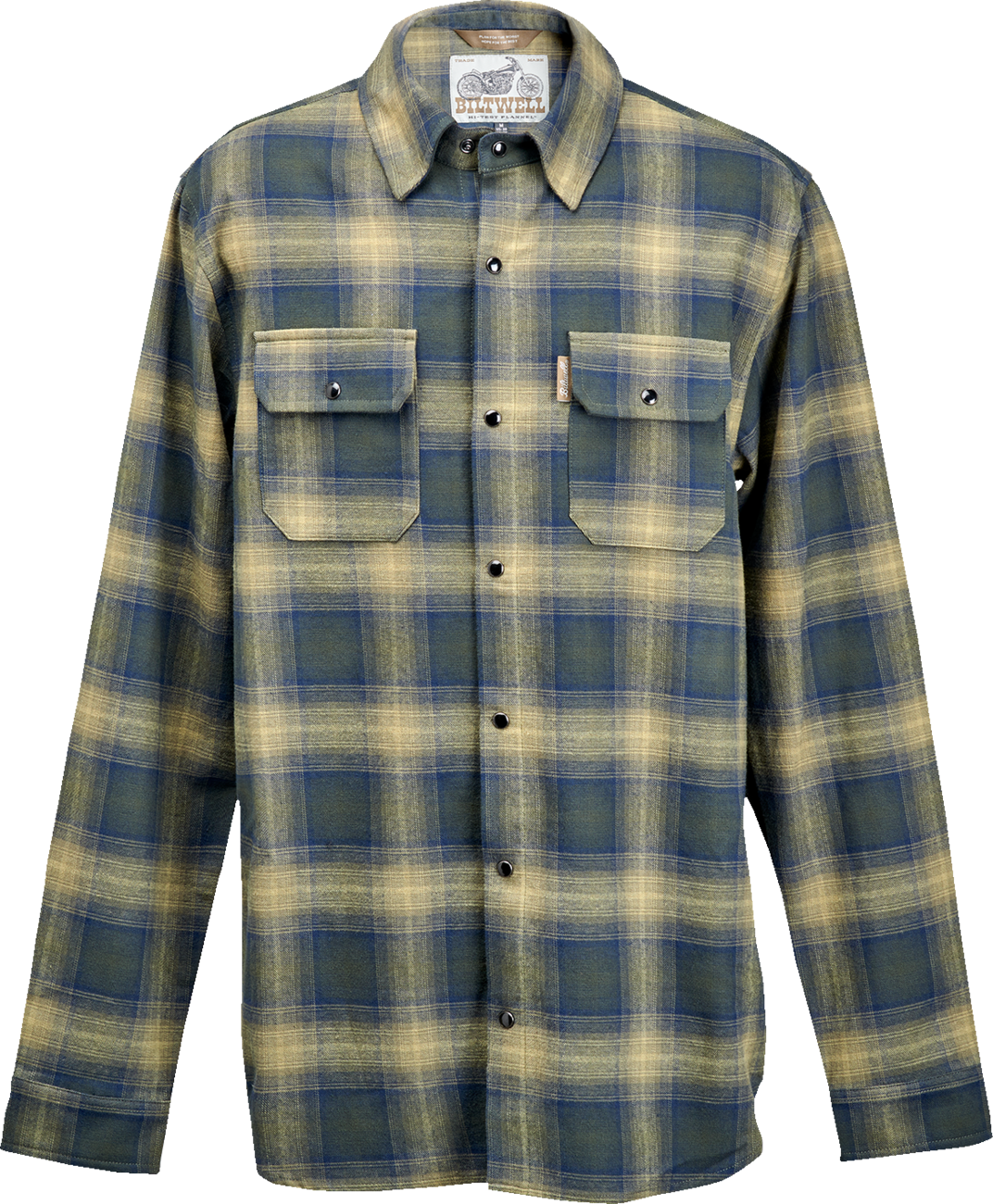 BILTWELL HI Test Flannel Shirt - Moss / Medium 3040-3557