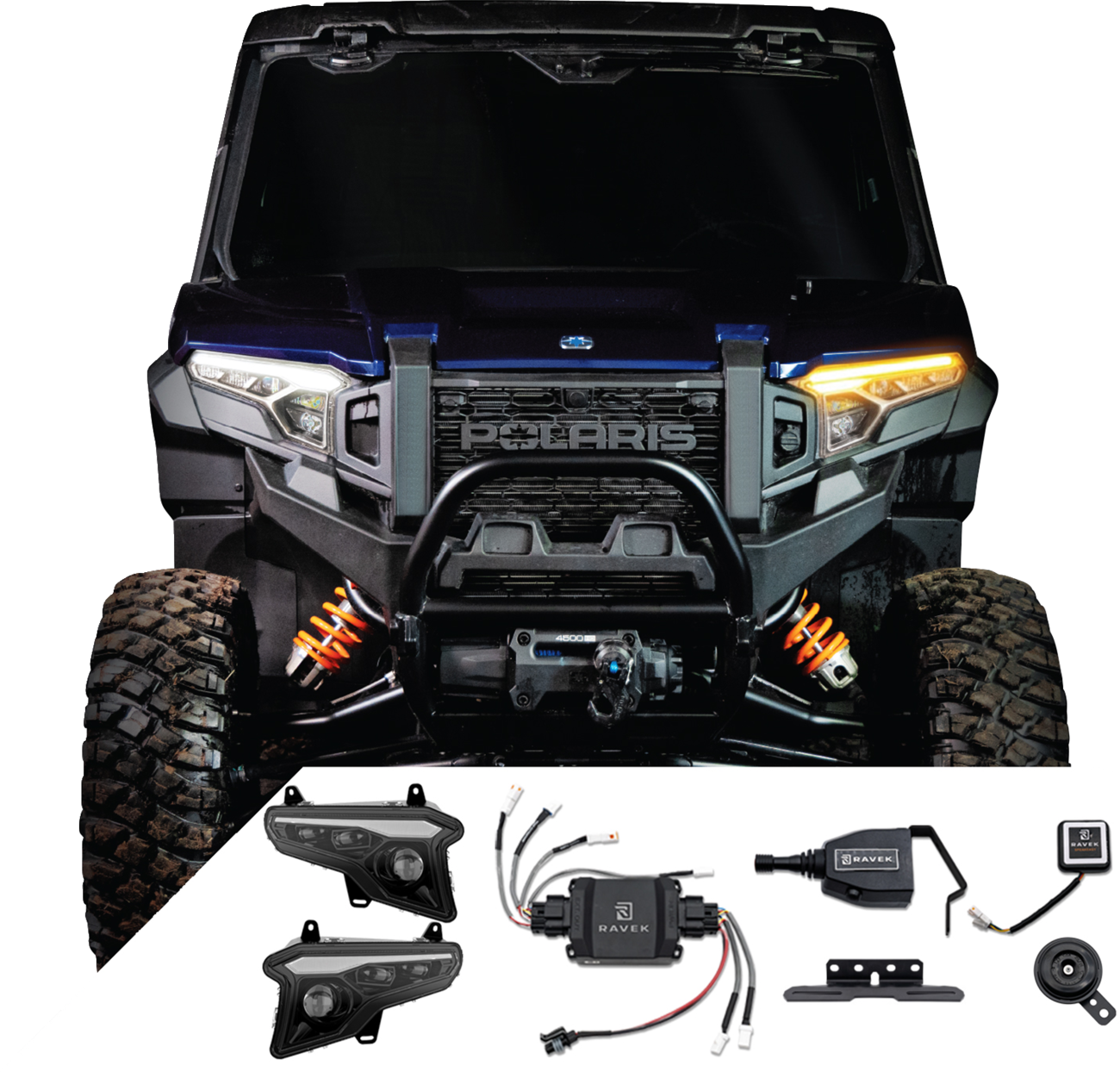 RAVEK Gen3 Speakeasy™ Turn Signal Kit - Turn Signal Kit / Gen3 Speakeasy™ / Lever / Polaris Xpedition 2020-2447