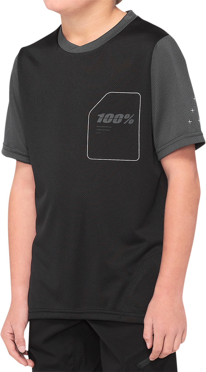 100% Shorts Youth Ridecamp Short-Sleeve Jersey