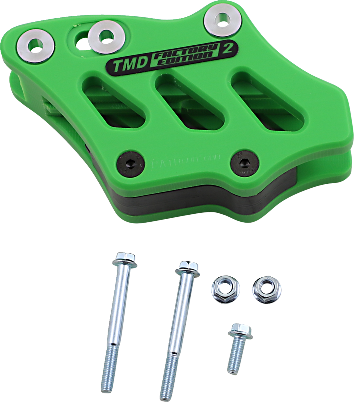 T.M. DESIGNWORKS Chain Guide - Green / Kawasaki 1231-1198
