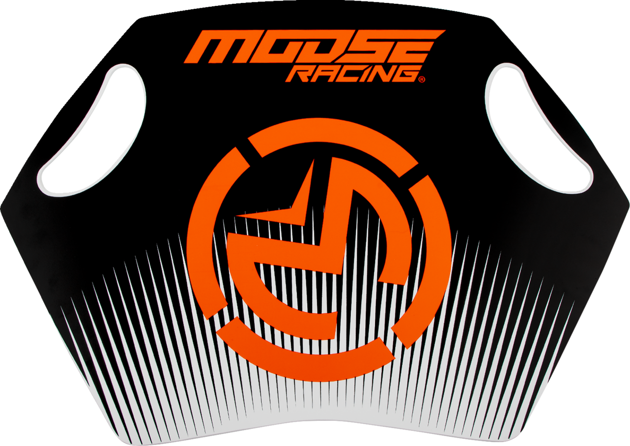 MOOSE OFFROAD Pit Board - Black/Orange 9501-0274