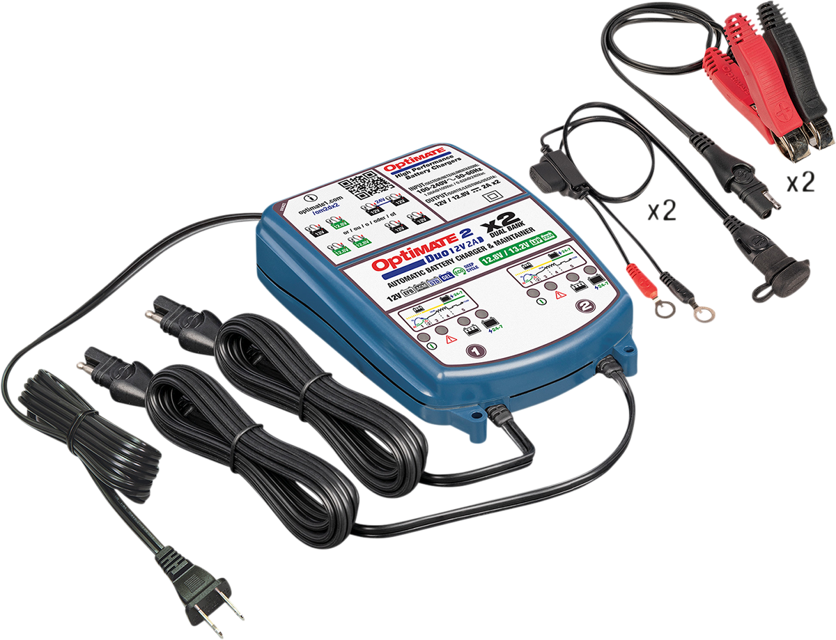 TECMATE OptiMate™ 2 Duo Bronze Series Battery Charger