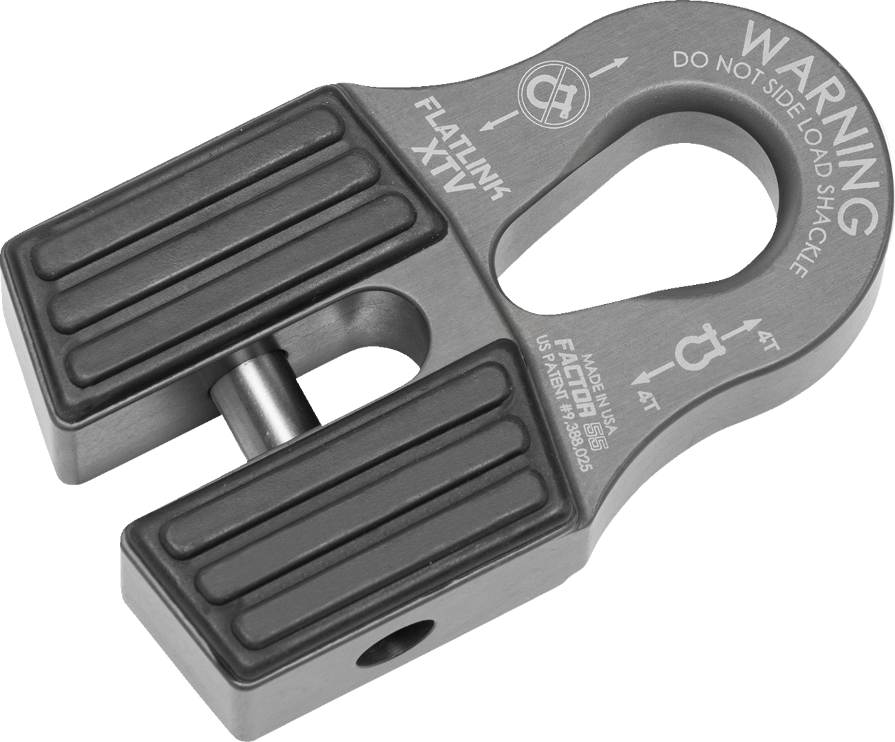 FACTOR 55 FlatLink XTV Winch Shackle Mount - Gray 4505-0848