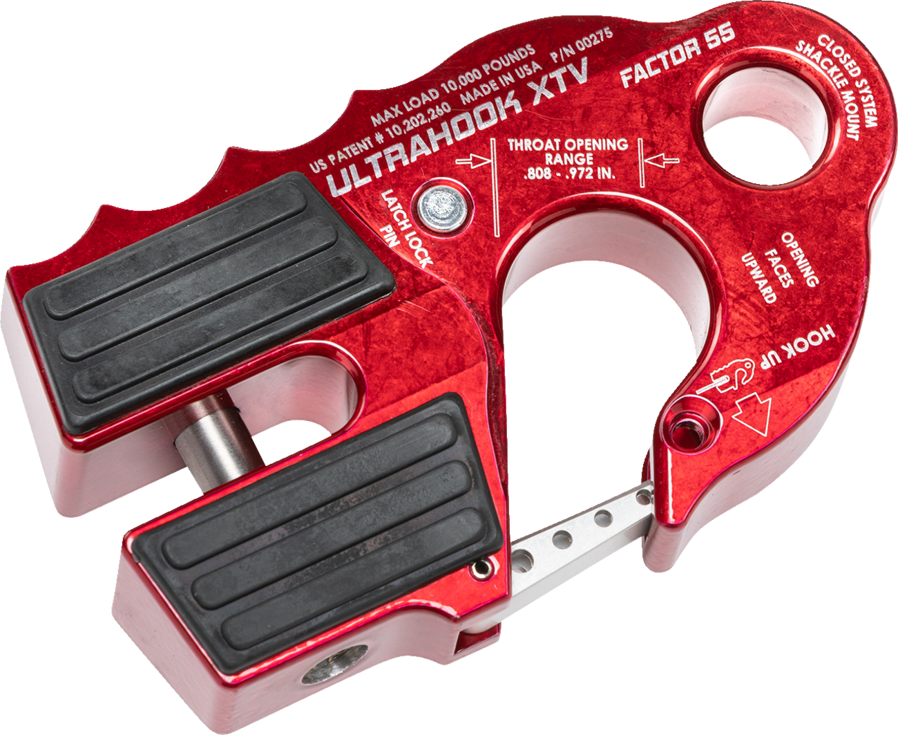 FACTOR 55 UltraHook XTV Winch Hook - Red 4505-0852