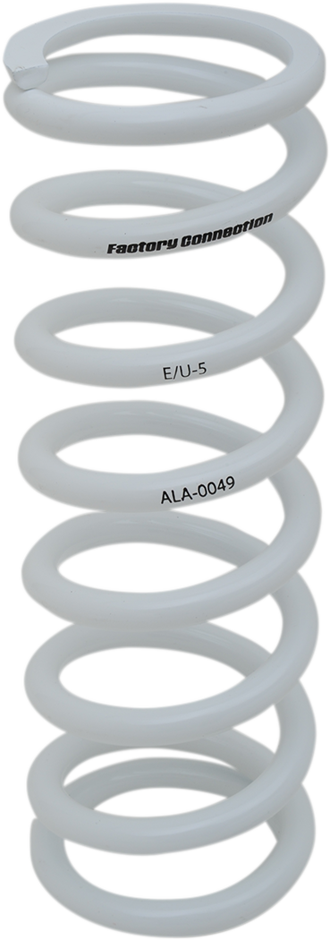 FACTORY CONNECTION Shock Springs — 274.00 lb/in - Shock Spring / Rear / Spring Rate 274 lb/in 1312-0389