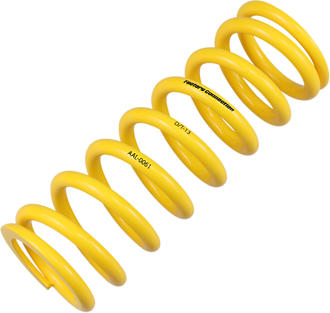 FACTORY CONNECTION Shock Springs — 341.00 lb/in - Shock Spring / Rear / Spring Rate 341 lb/in AAL-0061
