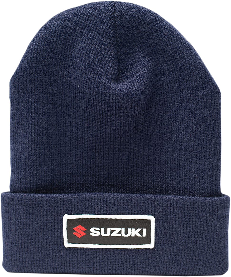 FACTORY EFFEX Beanie — Navy, - Suzuki Beanie / Navy 2501-3013