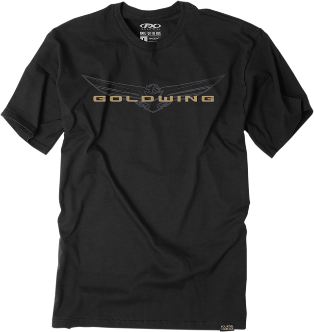 FACTORY EFFEX Goldwing Sketched T-Shirt - Goldwing Sketched T-Shirt- Black / 2XL 3030-21510