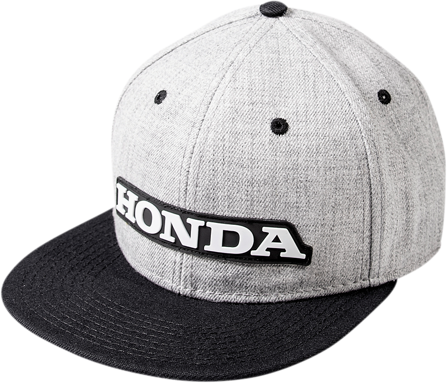 FACTORY EFFEX Honda Bold Hat - Honda Bold Snapback Hat / Gray/Black 2501-3535