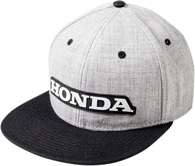 FACTORY EFFEX Honda Bold Hat - Honda Bold Snapback Hat / Gray/Black 2501-3535