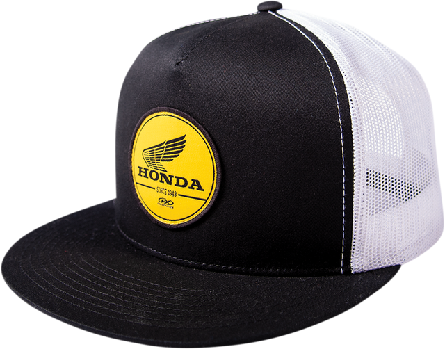 FACTORY EFFEX Honda Gold Snapback Hat - Black/White 2501-3536