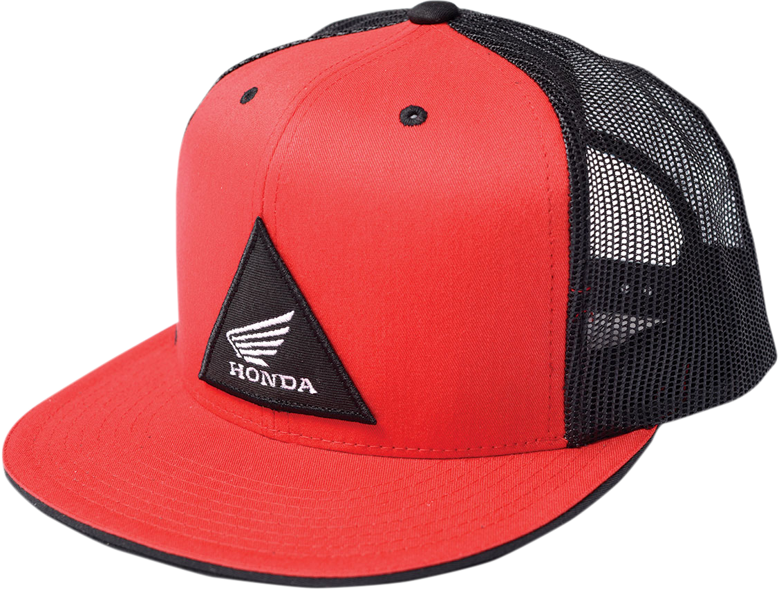 FACTORY EFFEX Honda Snapback Hat - Honda TRI Snapback Hat / Red/Black 2501-2324